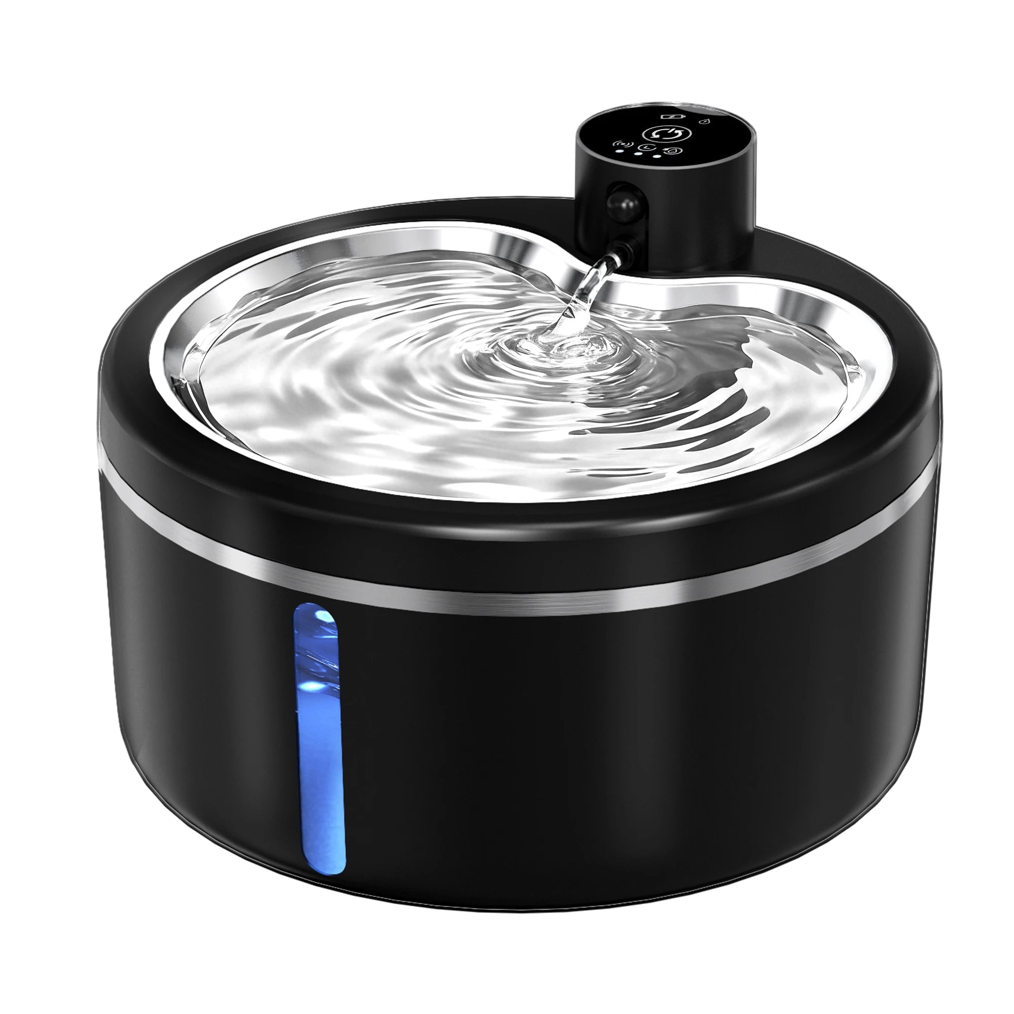 3L Cat Water Fountain Smart Sensor Wireless stainless Pet Water Dispenser Automatic Filter Large Capacity Ultra Quiet Water Bowl