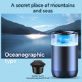 Smart Car Fragrance Diffuser Rechargeable Air Diffuser Auto Air Freshener Cloud Mist With RGB Light Car Interior Deodorizer